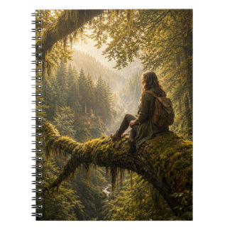 A Quiet Moment Above the Forest Notebook
