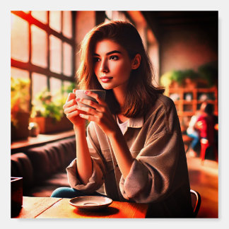 A Quiet moment at the Cafe Foam Board