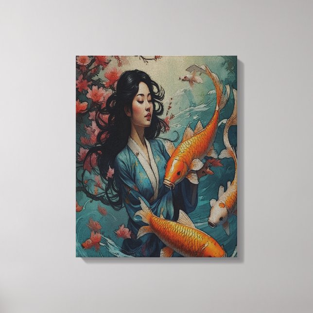 A Quiet Riot of Yellow Canvas Print (Front)