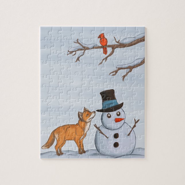 A Quiet Snow Day Jigsaw Puzzle (Vertical)