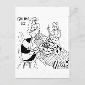 A Quilting Bee Postcard