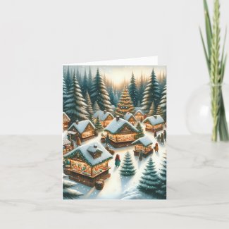 A Quint Christmas Market Blank