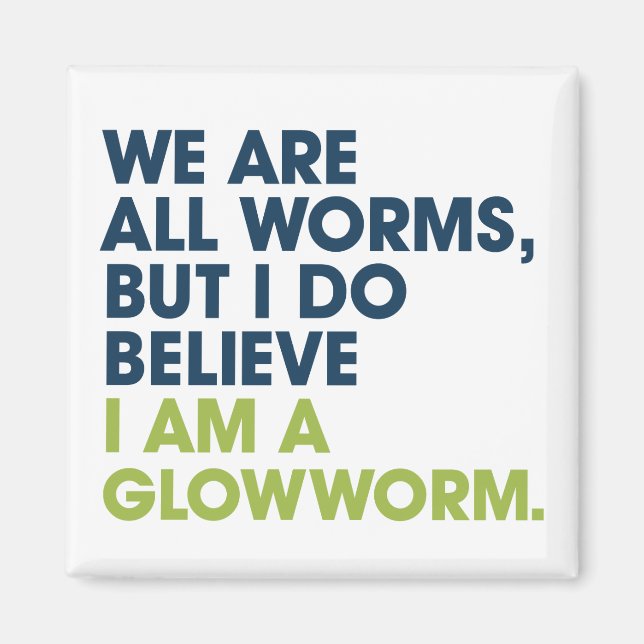 A quote on magnet (Front)