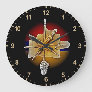 A.R.F (Zenatrosh) Acrylic Wall Clock