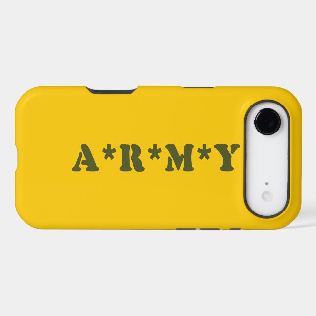 A*R*M*Y Case-Mate iPhone CASE (Back (Horizontal))