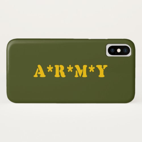 ARMY iPhone XS CASE