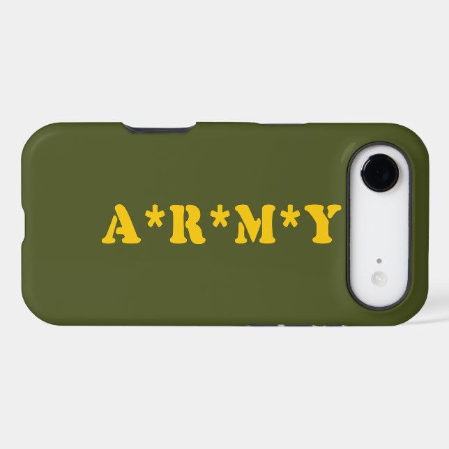 A*R*M*Y Case-Mate iPhone CASE (Back (Horizontal))