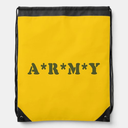 ARMY DRAWSTRING BAG