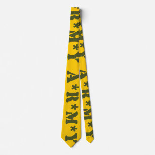 A*R*M*Y NECK TIE