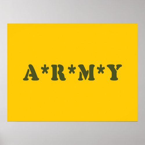 ARMY POSTER