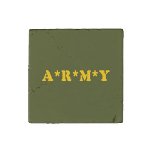 A*R*M*Y STONE MAGNET