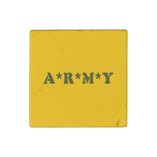A*R*M*Y STONE MAGNET