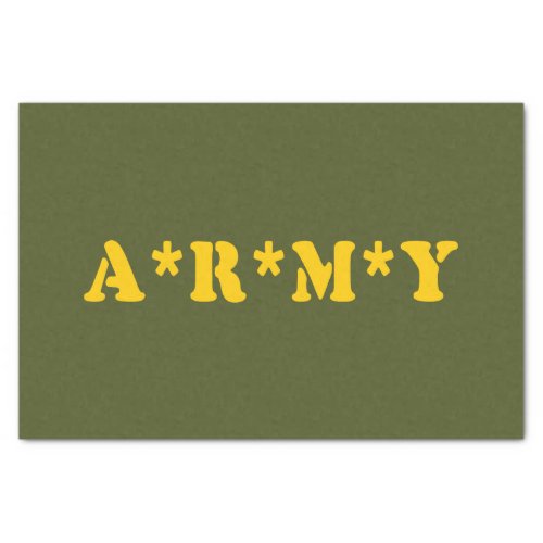 ARMY TISSUE PAPER