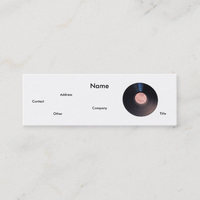 A&R Profile Card (Front)