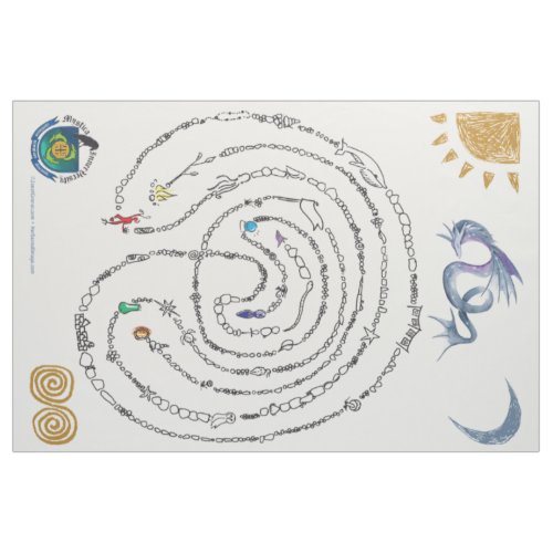 ART The Witch Sequence Labyrinth Floor Cloth