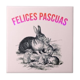 A rabbit family - Felices Pascuas