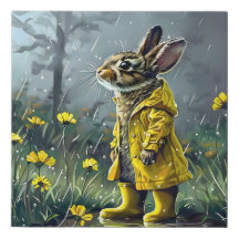 A Rabbit's Rainy Day