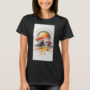 A Radiant Eclipse of the Soul Woman Organic T-Shir T-Shirt