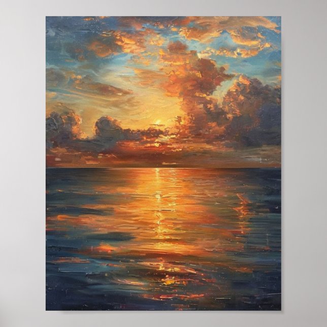 A Radiant Reflection of Solitude Across the Infini Poster (Front)