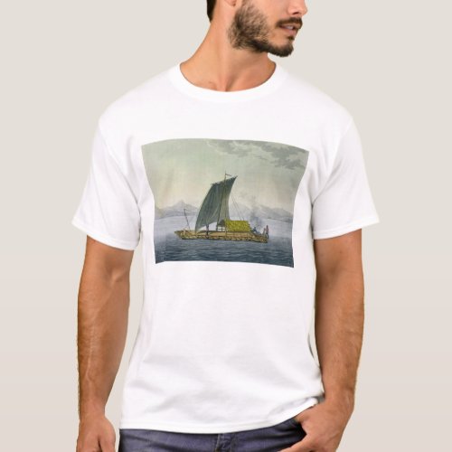 A raft leaving the port of Guayaquil Ecuador fro T_Shirt