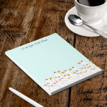 A Raft Of Ducks Crowd Notepad at Zazzle