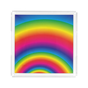 A Rainbow Acrylic Tray