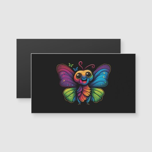 A rainbow-colored-butterfly (Front/Back)