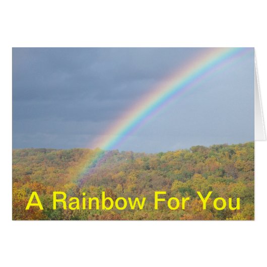 A RAINBOW FOR YOU CARDS (Front Horizontal)