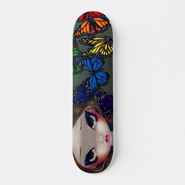 A Rainbow Of Butterflies Fairy Skateboard (Front)