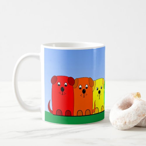 A Rainbow of Puppy Dogs Classic Mug 325 ml Coffee Mug