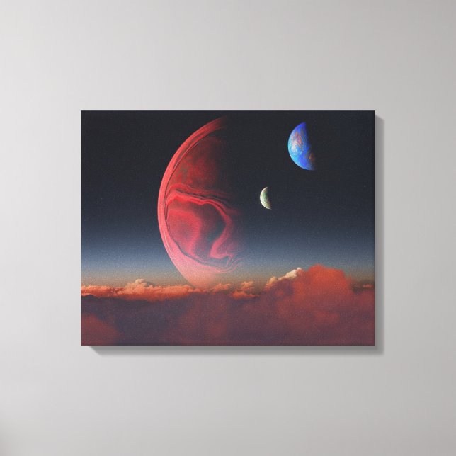 A Rare Alignment (Cloudtops) Canvas Print (Front)