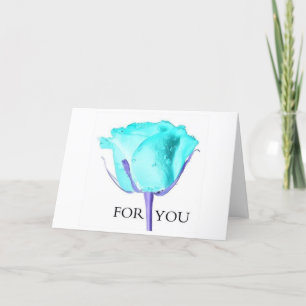 **A RARE & BEAUTIUFUL ROSE** JUST FOR **YOU** LOVE CARD