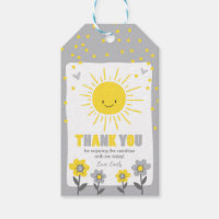 A Ray of Sunshine Baby Shower Favor Tag Sun Summer