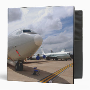 A RC-135V/W Rivet Joint aircraft 3 Ring Binder