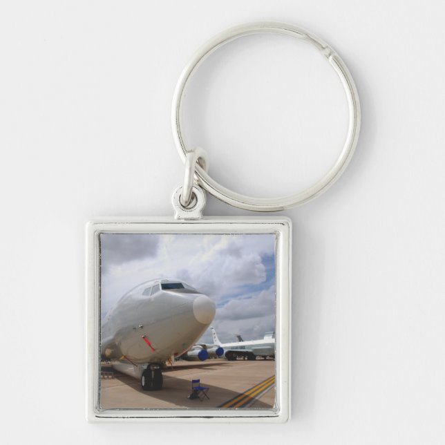A RC-135V/W Rivet Joint aircraft Keychain (Front)