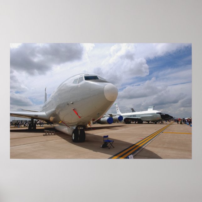 A RC-135V/W Rivet Joint aircraft Poster (Front)