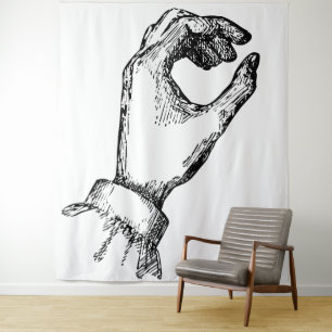 A Reaching Hand Tapestry