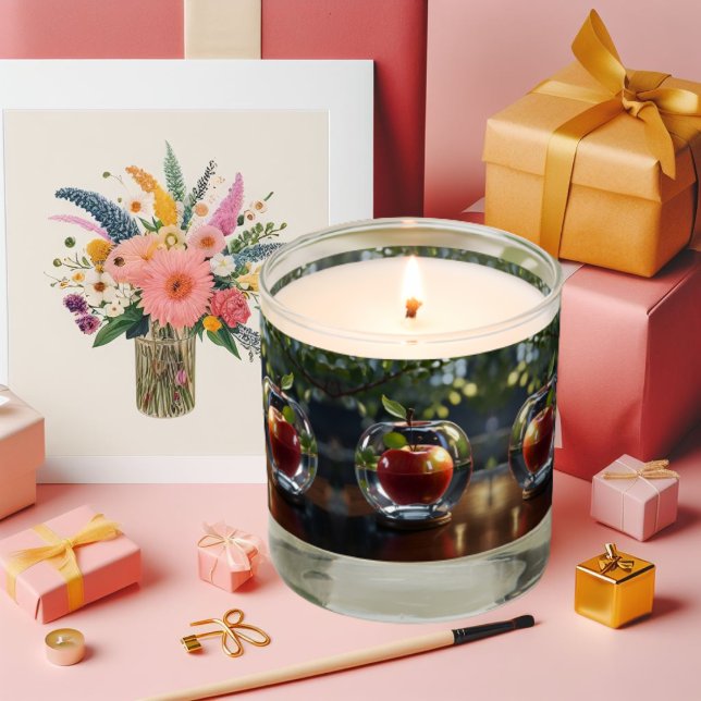 A Real Apple Inside An Apple Scented Candle (Creator Uploaded)