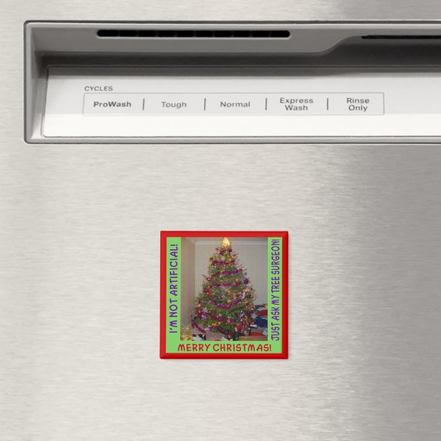 A Real Christmas Tree Magnet (In Situ (Dishwasher))