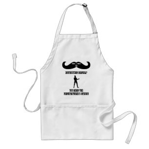 A Real Overly Manly Man - Instruction Manual? Adult Apron