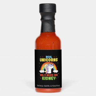 A Real Unicorn Only Need One Kidney Organ Donor Or Hot Sauces