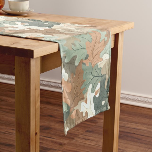 A Realistic Camo Design Series #2 Long Table Runner (In Situ)