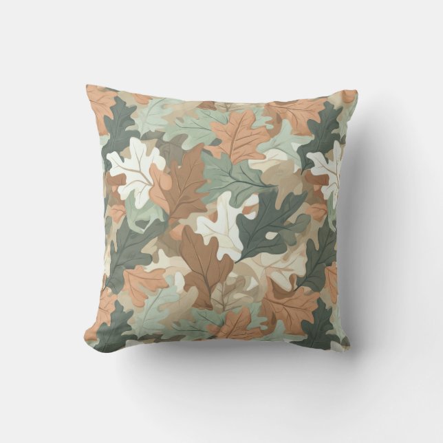 A Realistic Camo Design Series #2 Throw Pillow (Front)