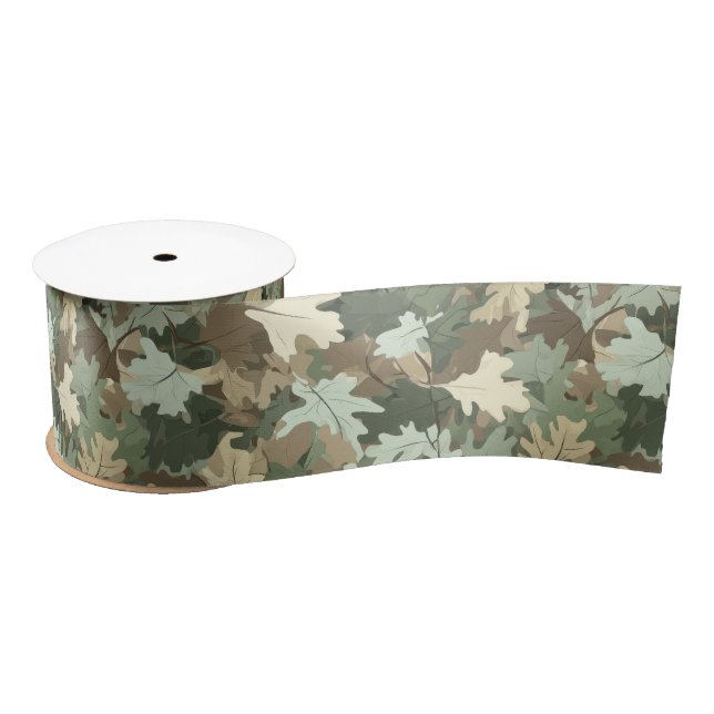 A Realistic Camo Design Series #3 Satin Ribbon (Spool)