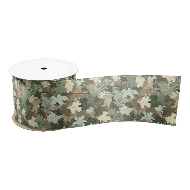 A Realistic Camo Design Series #3 Satin Ribbon (Spool)