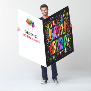 A REALLY BIG HAPPY BIRTHDAY See Back Card