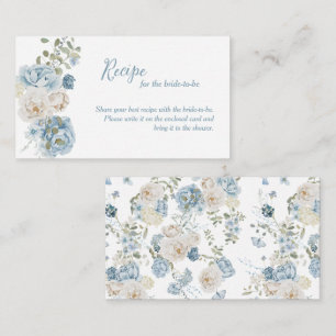 A Recipe for the Bride to Be Bridal Shower Enclosure Card