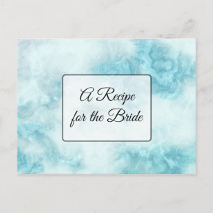 A Recipe For the Bride Wedding Recipe Card