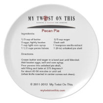 A Recipe Keepsake Plate A Recipe Keepsake Plate