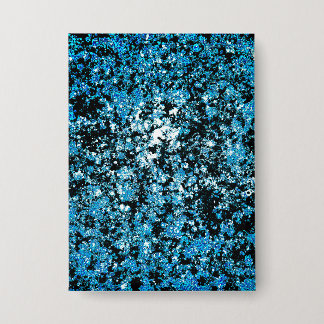 A rectangle pin with image of my abstract artwork.